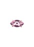Main View - Click To Enlarge - BEA BONGIASCA - Big Eye 9K Gold Enamel Amethyst Single Earring