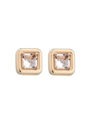 Main View - Click To Enlarge - BEA BONGIASCA - 9K Gold Crystal Stud Earrings