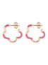 Main View - Click To Enlarge - BEA BONGIASCA - B Mini 9K Gold Enamel Earrings