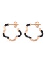 Main View - Click To Enlarge - BEA BONGIASCA - B Mini 9K Gold Enamel Earrings