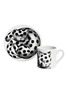 - FORNASETTI - High Fidelity Pois Porcelain Coffee Cup And Saucer
