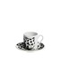 Main View - Click To Enlarge - FORNASETTI - High Fidelity Pois Porcelain Coffee Cup And Saucer