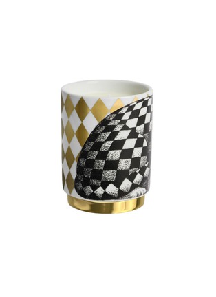 Detail View - Click To Enlarge - FORNASETTI - High Fidelity Quadrettato Fragrance Immaginazione Scented Candle 235g