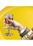 Detail View - Click To Enlarge - FORNASETTI - Brindidi Iron Oval Tray