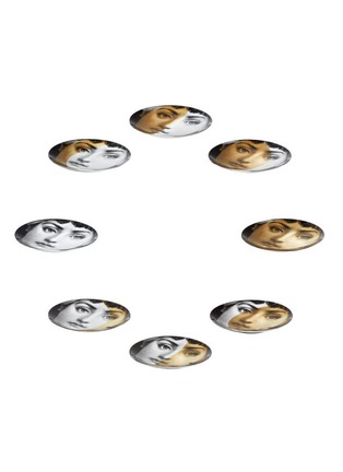Detail View - Click To Enlarge - FORNASETTI - Tema E Variazioni Plate — Set Of 8