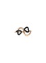 Main View - Click To Enlarge - BEA BONGIASCA - Double Heart 9K Gold Enamel Ring — EU 54