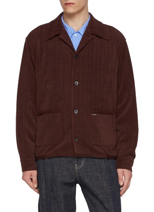 Main View - Click To Enlarge - WOOYOUNGMI - Long Sleeve Patch Pocket Shirt