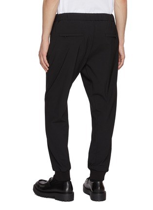 Back View - Click To Enlarge - WOOYOUNGMI - Drawstring Elasticated Blend Wool Pants