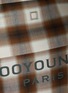  - WOOYOUNGMI - Checkered WYM Pin Pocket Cotton Shirt