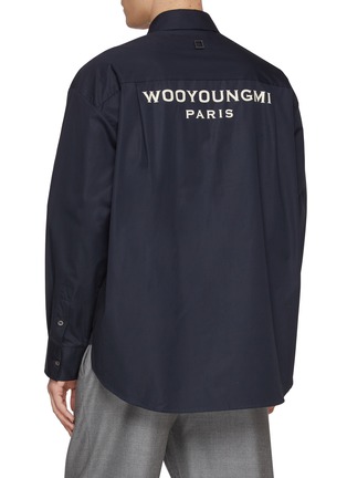 Back View - Click To Enlarge - WOOYOUNGMI - WYM Pin Pocket Cotton Shirt