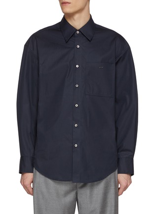 Main View - Click To Enlarge - WOOYOUNGMI - WYM Pin Pocket Cotton Shirt