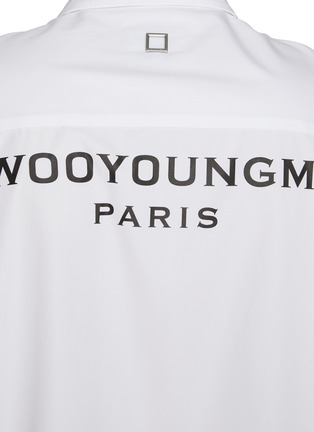  - WOOYOUNGMI - WYM Pin Pocket Printed Back Cotton Shirt