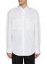 Main View - Click To Enlarge - WOOYOUNGMI - WYM Pin Pocket Printed Back Cotton Shirt