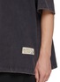  - WOOYOUNGMI - Oversized Square Logo Cotton T-Shirt