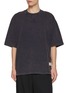 Main View - Click To Enlarge - WOOYOUNGMI - Oversized Square Logo Cotton T-Shirt