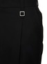  - WOOYOUNGMI - Single Pleat Slim Wool Pants