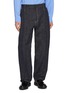 Main View - Click To Enlarge - WOOYOUNGMI - Single Pleat Dark Washed Jeans