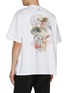 Back View - Click To Enlarge - WOOYOUNGMI - Floating Floral House Print Cotton T-Shirt