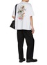 Figure View - Click To Enlarge - WOOYOUNGMI - Floating Floral House Print Cotton T-Shirt