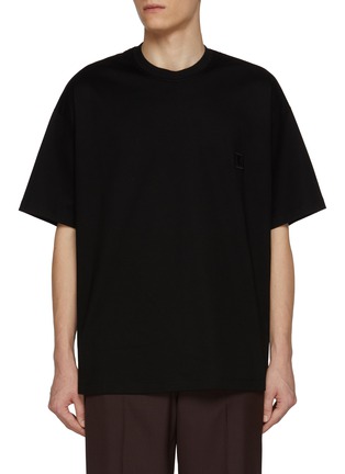 Main View - Click To Enlarge - WOOYOUNGMI - Floating Floral House Print Cotton T-Shirt