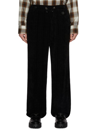 Main View - Click To Enlarge - WOOYOUNGMI - Drawstring Waist Straight Leg Pants