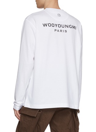 Back View - Click To Enlarge - WOOYOUNGMI - Logo Cotton T-Shirt