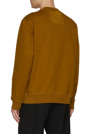 Back View - Click To Enlarge - WOOYOUNGMI - Embroidered Logo Cotton Sweatshirt