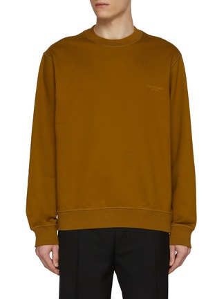 Main View - Click To Enlarge - WOOYOUNGMI - Embroidered Logo Cotton Sweatshirt