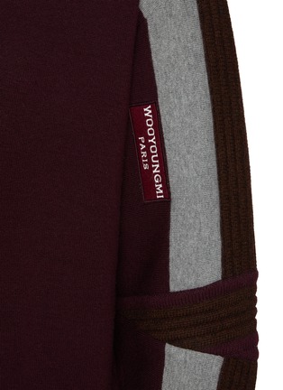  - WOOYOUNGMI - Contrast Stripe Wool Sweater