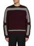 Main View - Click To Enlarge - WOOYOUNGMI - Contrast Stripe Wool Sweater