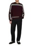 Figure View - Click To Enlarge - WOOYOUNGMI - Contrast Stripe Wool Sweater