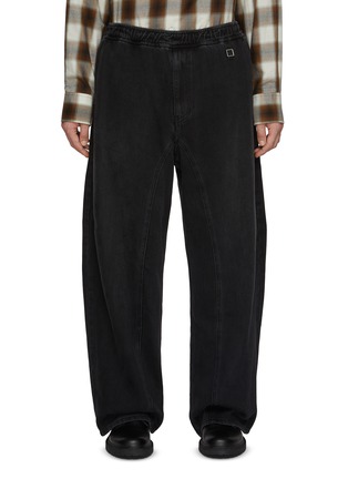 Main View - Click To Enlarge - WOOYOUNGMI - Elasticated Waist Dark Wash Jeans