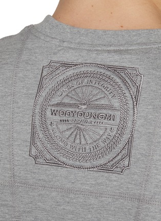  - WOOYOUNGMI - Embroidered Circular Logo Cotton T-Shirt