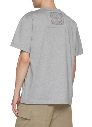 Back View - Click To Enlarge - WOOYOUNGMI - Embroidered Circular Logo Cotton T-Shirt