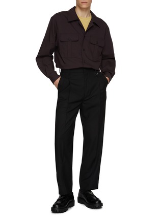 Figure View - Click To Enlarge - WOOYOUNGMI - Embroidered Logo Cotton T-Shirt
