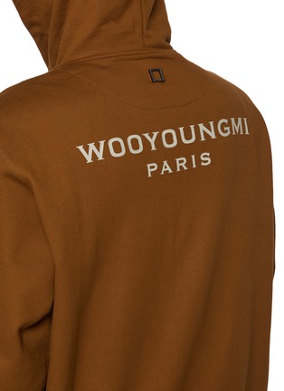  - WOOYOUNGMI - Logo Zip Up Cotton Hooded Jacket