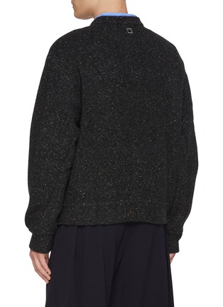 Back View - Click To Enlarge - WOOYOUNGMI - Mélange Knit Cardigan