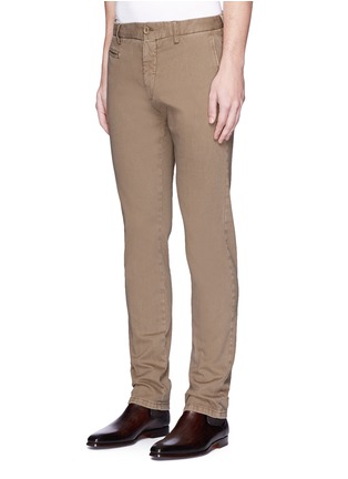 Front View - Click To Enlarge - ALTEA - Slim fit cotton blend pants