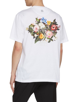 Back View - Click To Enlarge - WOOYOUNGMI - Printed Graden Floral Cotton T-shirt