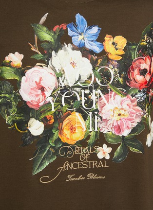  - WOOYOUNGMI - Garden Of Flowers Print Cotton T-Shirt