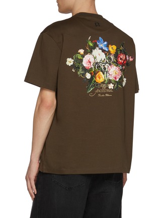 Back View - Click To Enlarge - WOOYOUNGMI - Garden Of Flowers Print Cotton T-Shirt