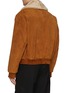 Back View - Click To Enlarge - WOOYOUNGMI - Shearling Collar Suede Bomber Jacket