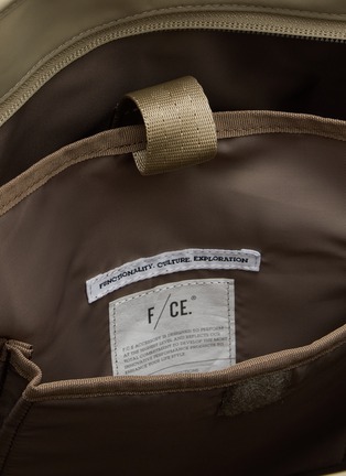 Detail View - Click To Enlarge - FCE BAGS - Recycle Twill Courier Shoulder Bag