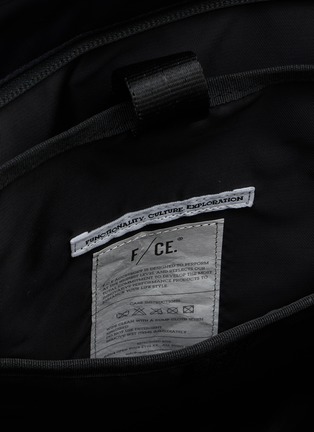 Detail View - Click To Enlarge - FCE BAGS - Recycle Twill Courier Shoulder Bag