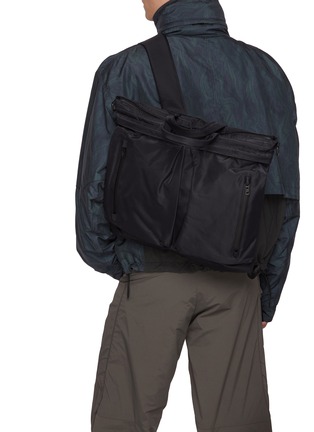 Back View - Click To Enlarge - F/CE. - Recycle Twill 3Way Helmet Shoulder Bag