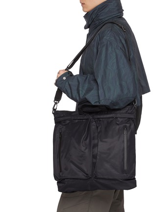 Front View - Click To Enlarge - F/CE. - Recycle Twill 3Way Helmet Shoulder Bag