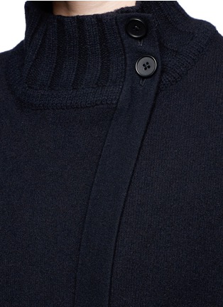 Detail View - Click To Enlarge - THEORY - 'Palomina B' reversible wool blend poncho