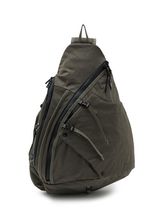 Main View - Click To Enlarge - FCE BAGS - Textured Twill 3 Points Slinger Bag