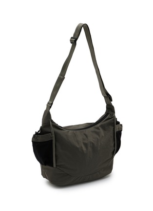 Detail View - Click To Enlarge - FCE BAGS - Textured Twill 2Way Shoulder Bag