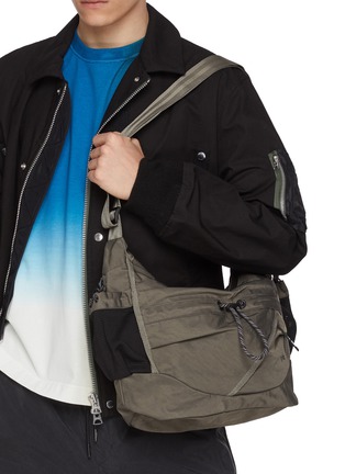 Figure View - Click To Enlarge - F/CE. - Textured Twill 2Way Shoulder Bag